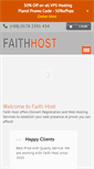 Mobile Screenshot of faithhost.net